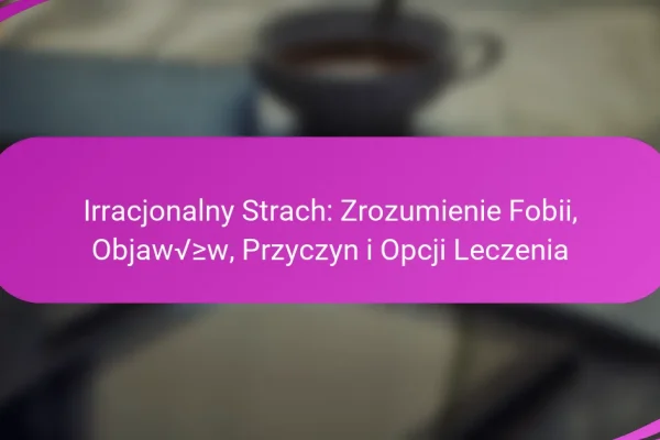 Irracjonalny Strach: Zrozumienie Fobii, Objawów, Przyczyn i Opcji Leczenia