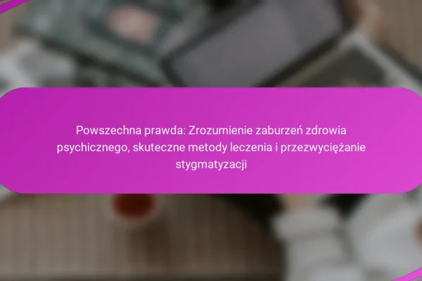 Powszechna prawda: Zrozumienie zaburzeń zdrowia psychicznego, skuteczne metody leczenia i przezwyciężanie stygmatyzacji